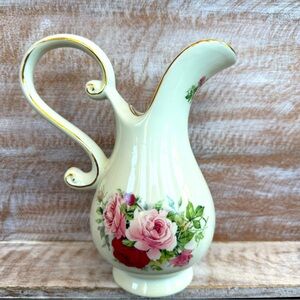 Vintage Formalities by Baum Bros. Victorian Rose Collection Pitcher Vase